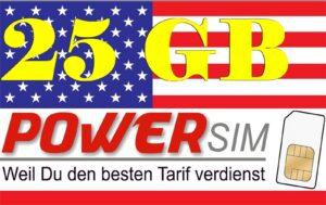 Lyca / T-Mobile Prepaid Sim-Karte USA - 25GB 5G Hotspot möglich