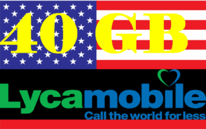 Lycamobile USA Reise Sim Card - 40 GB 5G